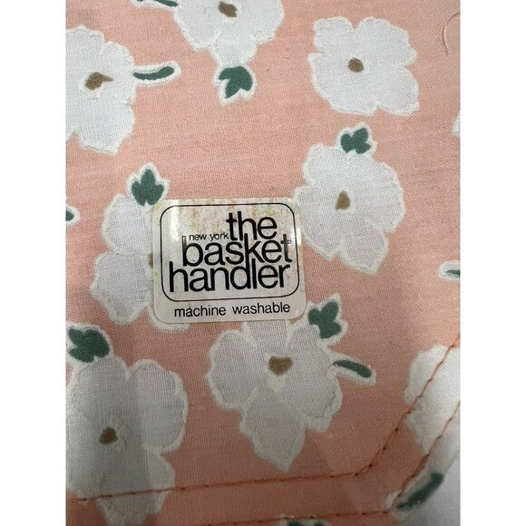 Vintage Embroidered Placemats Appliqué Peach White Floral Set Of 4 - Picture 5 of 9